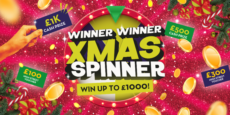 Winner Winner Xmas Spinner with Popworld