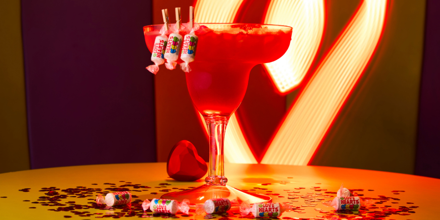 Heartini cocktail at Popworld