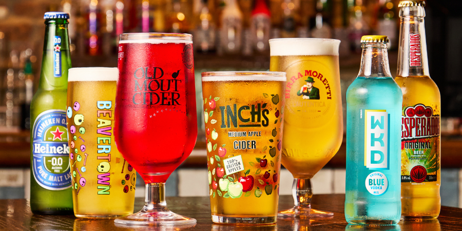 Selection of drinks at Social Pub & Kitchen(p)