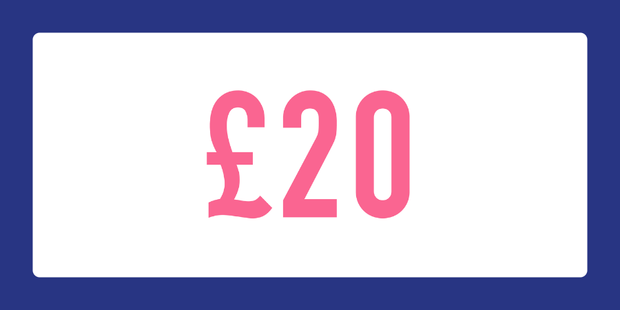 £20 Gift Card Value