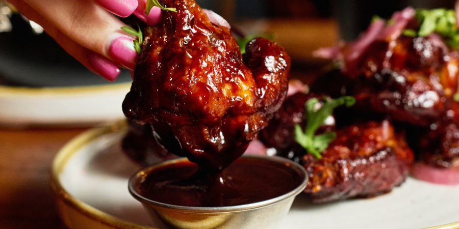 BBQ chicken wings BBQ chicken wings
