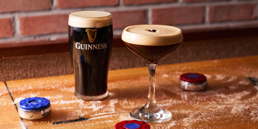 Guinness and Espresso Martini