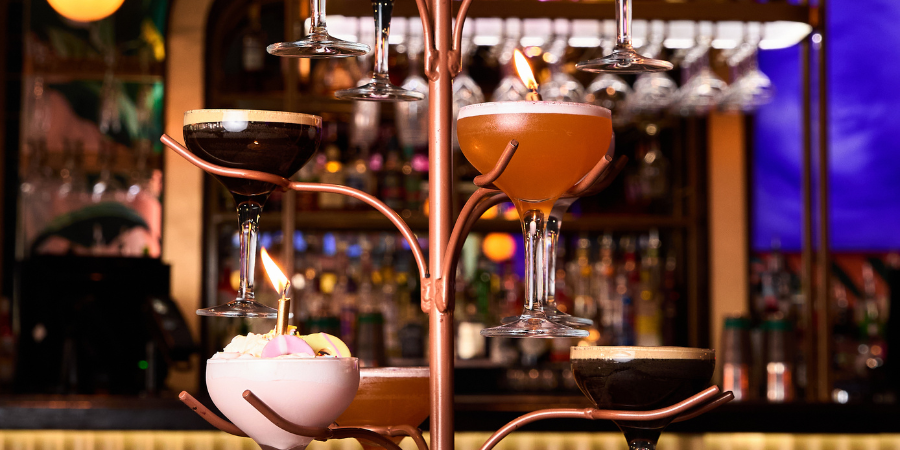 Birthday Cocktail Trees at Slug And Lettuce Sutton Coldfield (p)