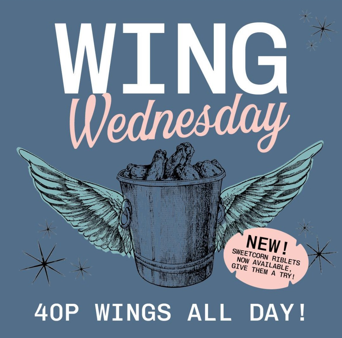 Wing Wednesday 40p wings