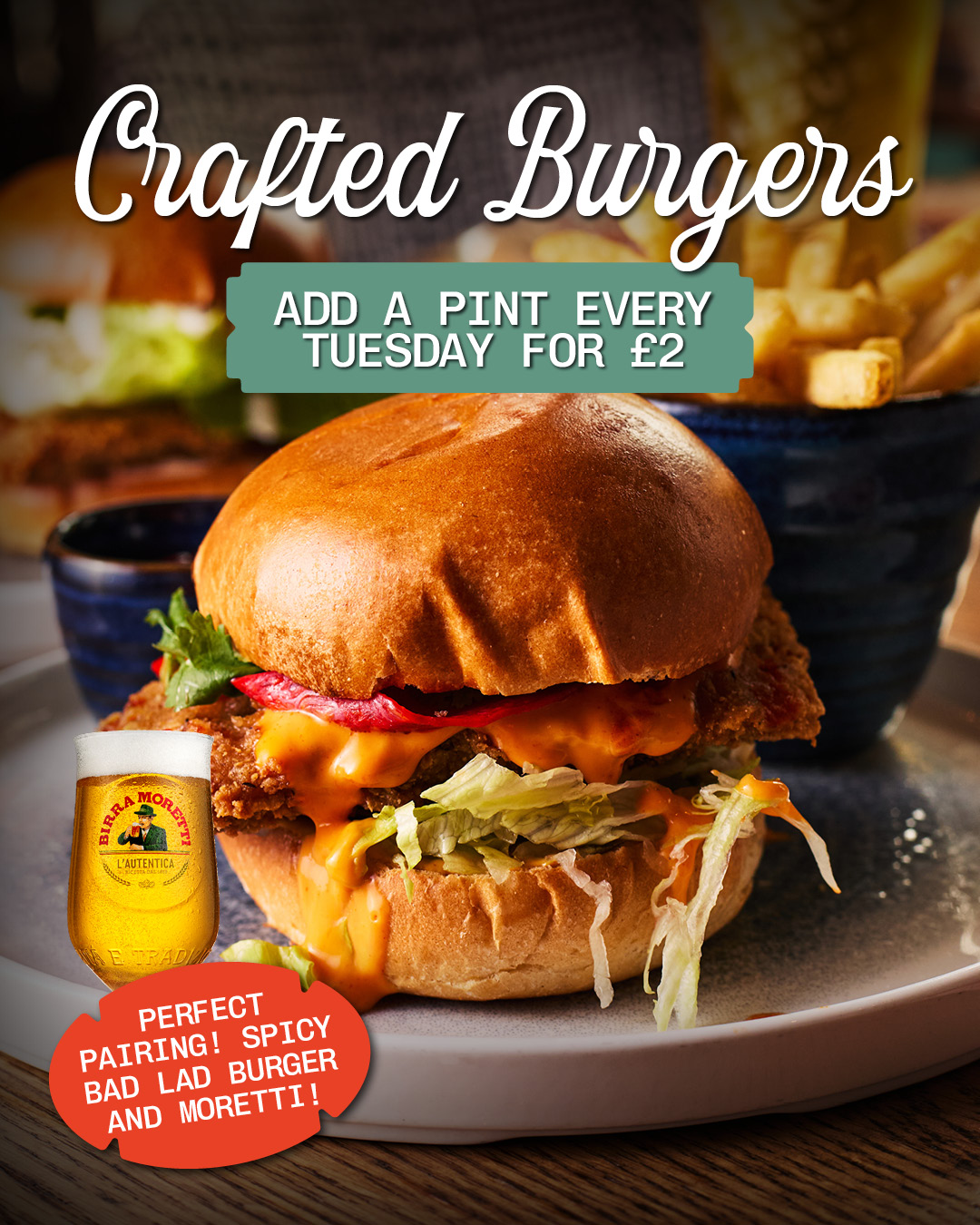 Burger and Drink 