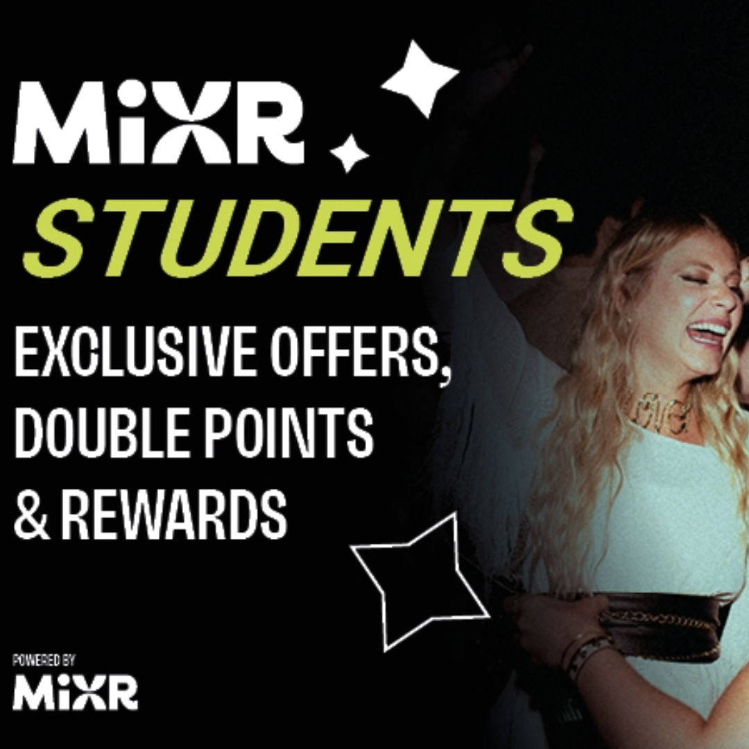 MiXR students for exclusive offers, double points & rewards
