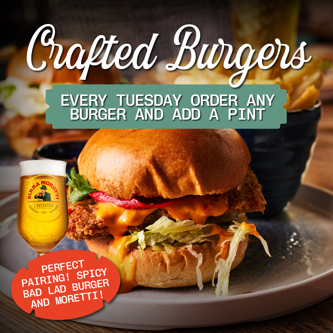 Burger and Drink Deal at Social Pub & Kitchen(p)