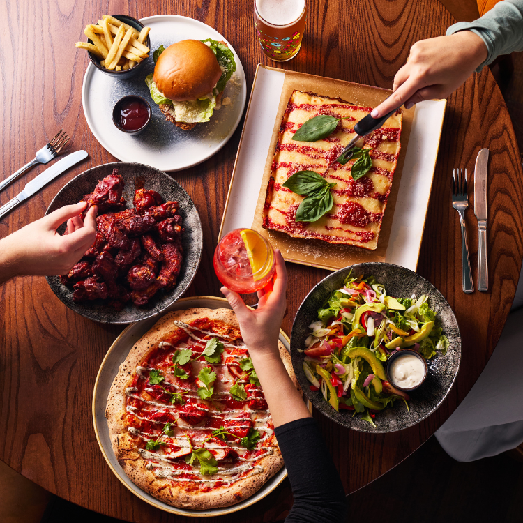 Selection of food & drink at Social Pub & Kitchen(p)