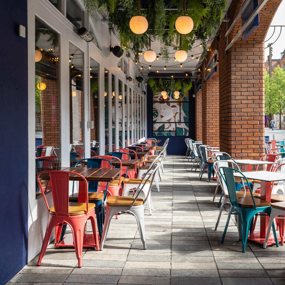 Beer Garden at Slug And Lettuce Albert Square (p)