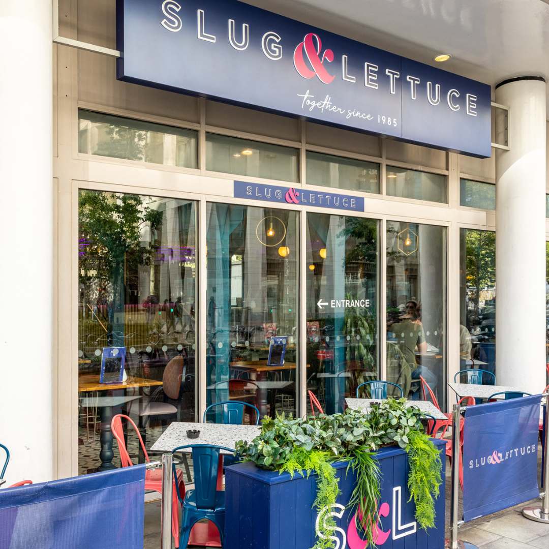 Beer Garden at Slug And Lettuce Waterloo (p)