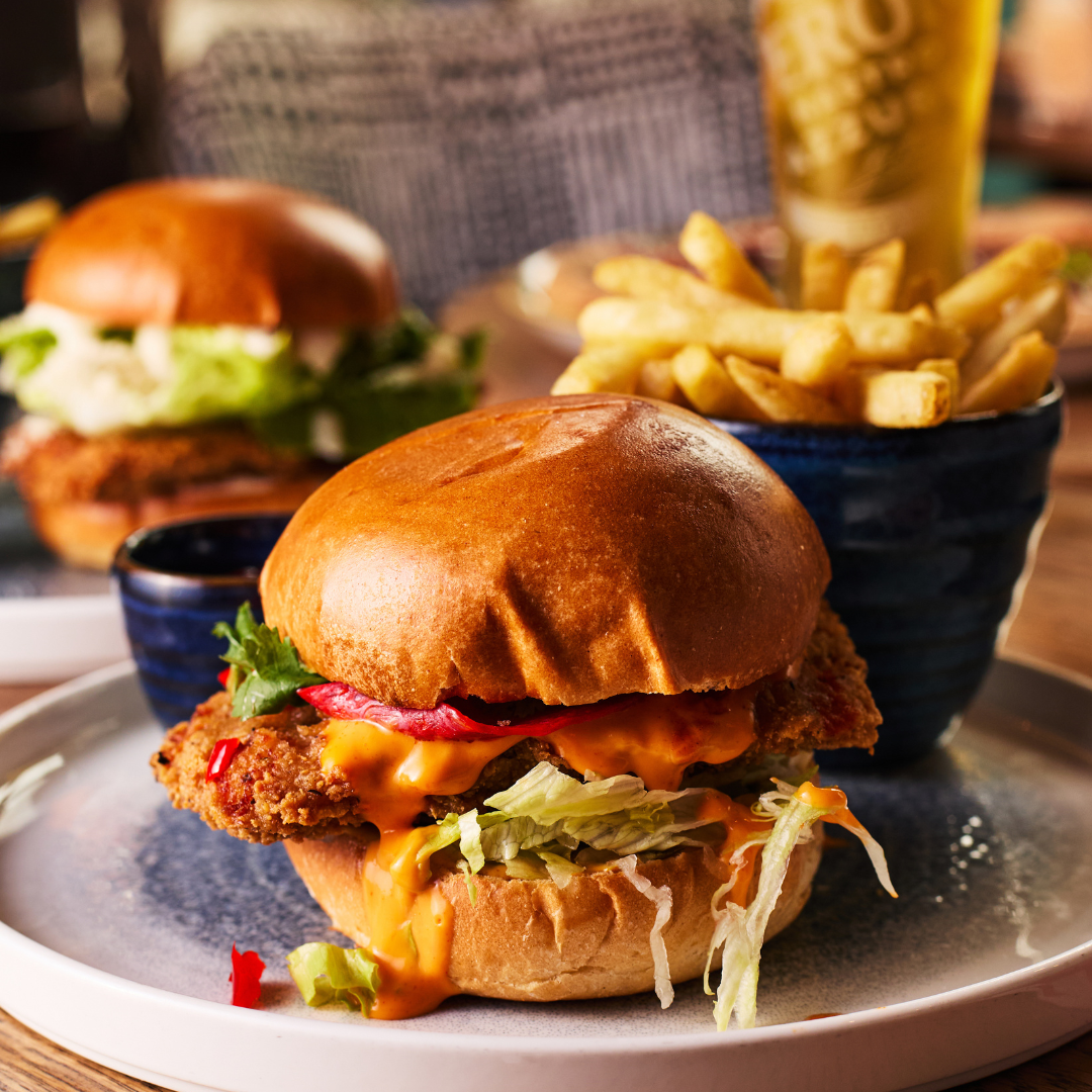 Spicy Bad Lad Burger at Social Pub & Kitchen(p)