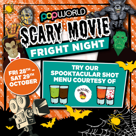 Spooktacular Popworld Birmingham (p) Shot Mini Menu Spooktacular Popworld Birmingham (p) Shot Mini Menu