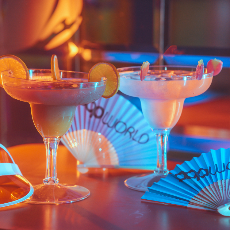 Poptails and Popworld merchandise