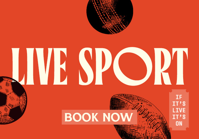 Live Sport - Book Now