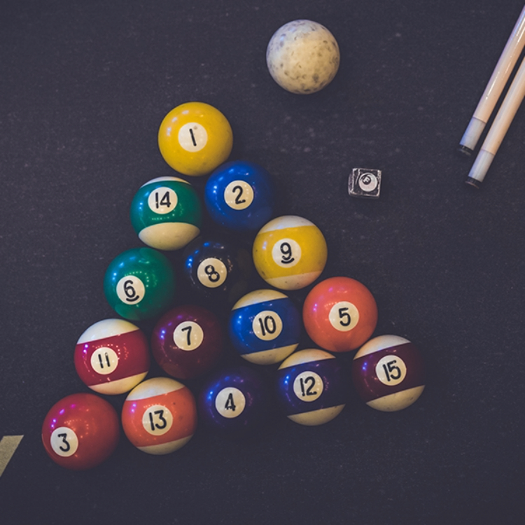 Pool balls at Felson's Bristol (p)