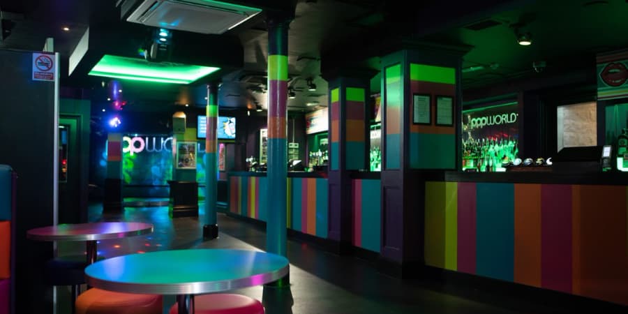 Popworld York bar and dancefloor