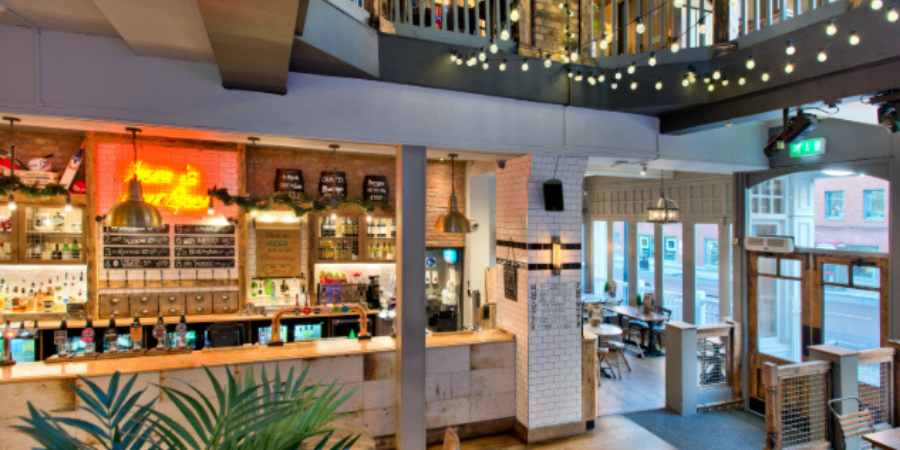 Interior of Bower's Tap