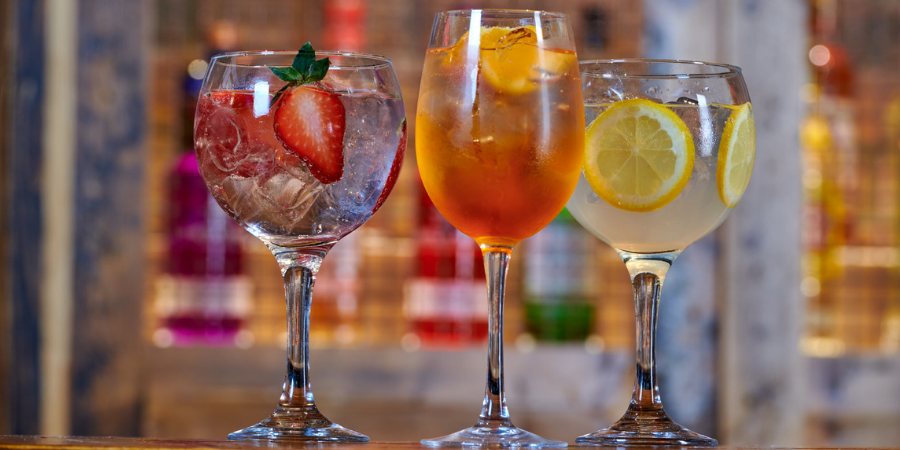 Variety of Spritz Lined Up