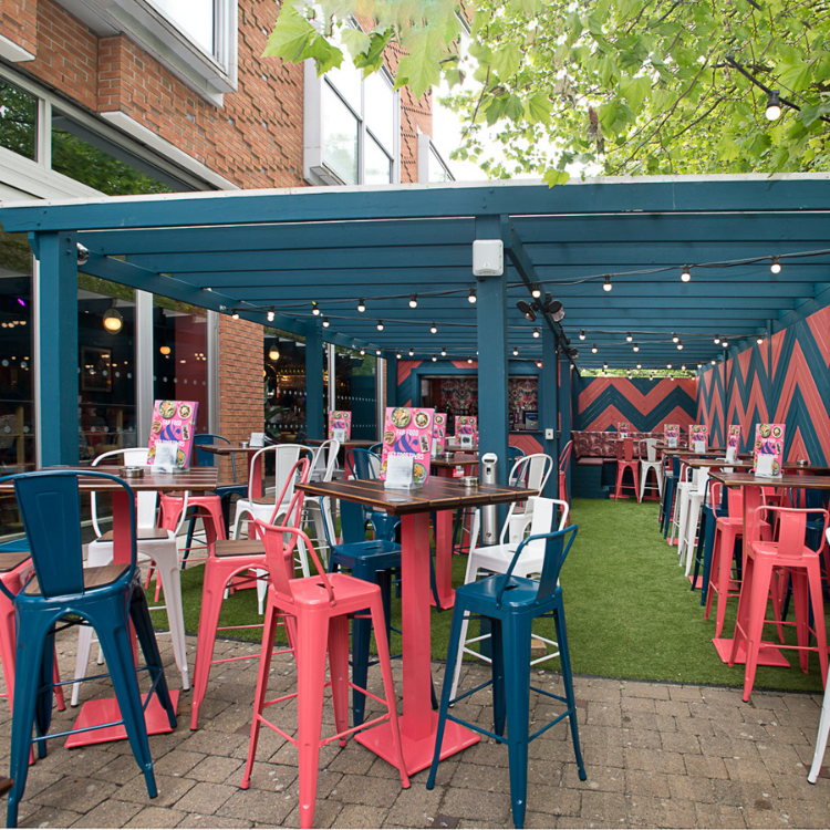 beer garden in Slug And Lettuce Solihull (p)
