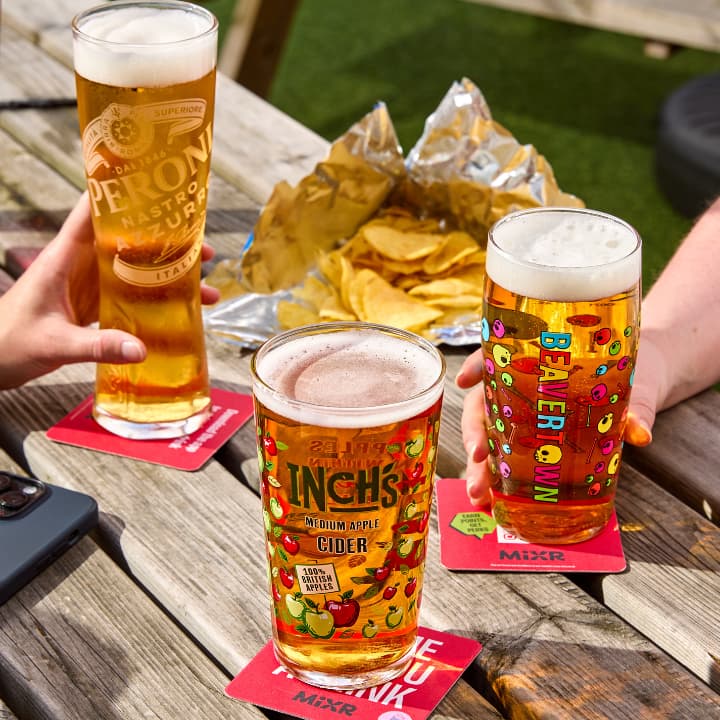 Beer garden in Leeds Beer garden in Leeds