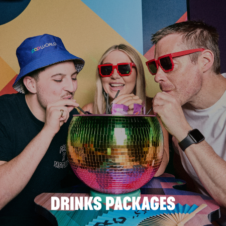 Popworld drinks packages