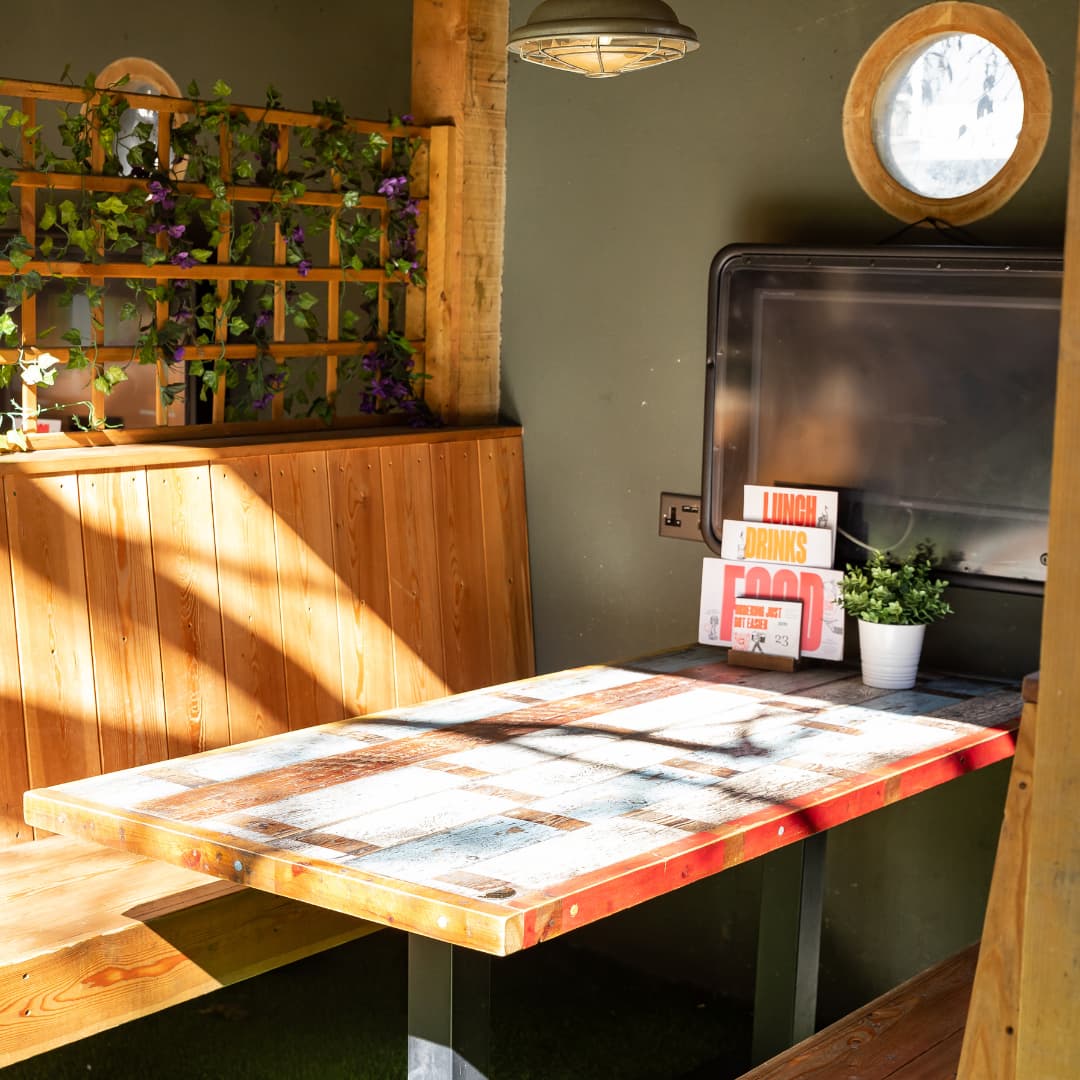 Beer Garden in London at Minories London (p) Beer Garden in London at Minories London (p)