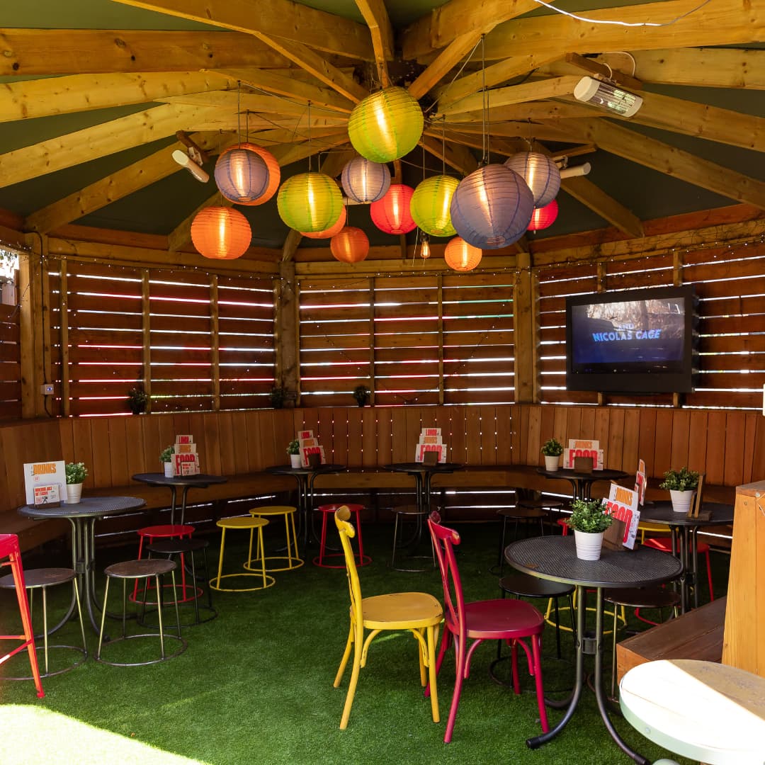 Beer Garden in London at Minories London (p) Beer Garden in London at Minories London (p)