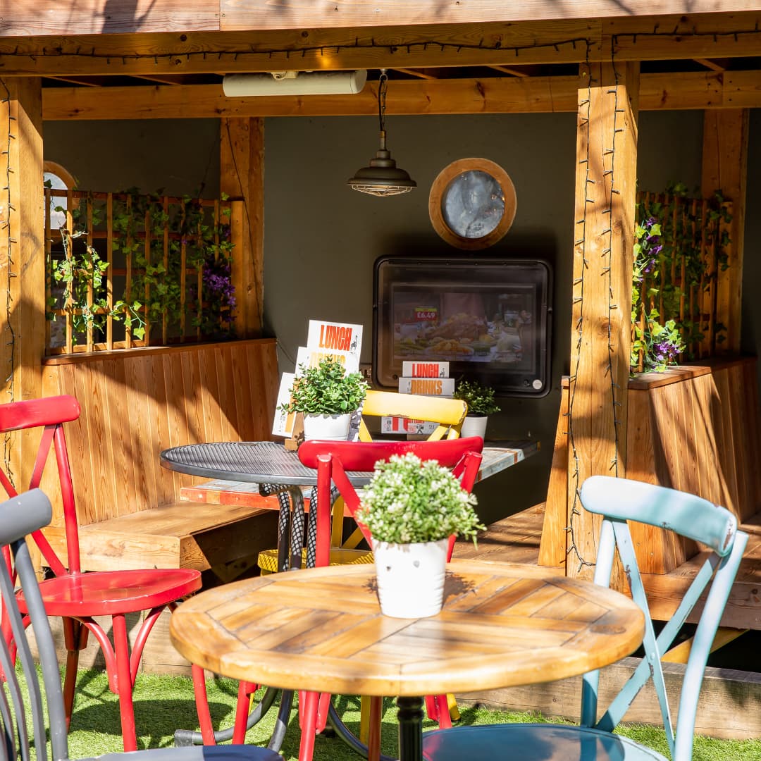 Beer Garden in London at Minories London (p) Beer Garden in London at Minories London (p)