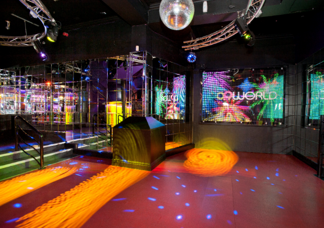 Upstairs dancefloor