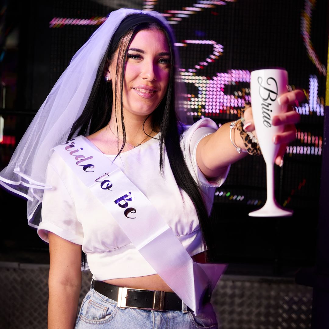 Bride to be at Popworld Bride to be at Popworld
