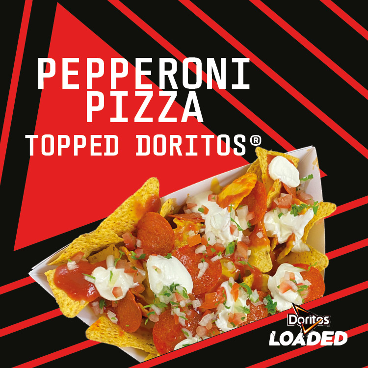 Pepperoni Pizza Topped Doritos