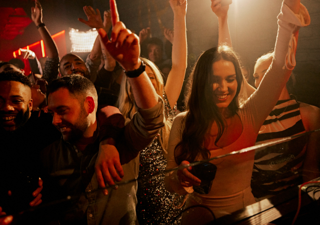 People dancing at Popworld Glasgow (p)