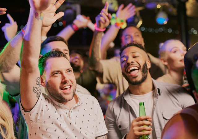 People dancing at Popworld(p)
