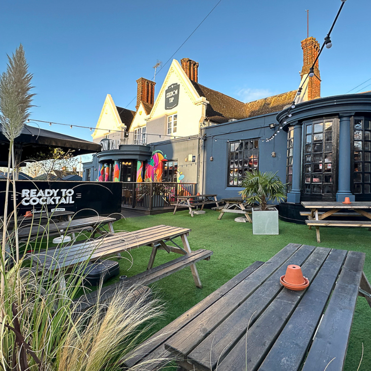 Beer Garden at The Station Tap Wokingham (p) Beer Garden at The Station Tap Wokingham (p)