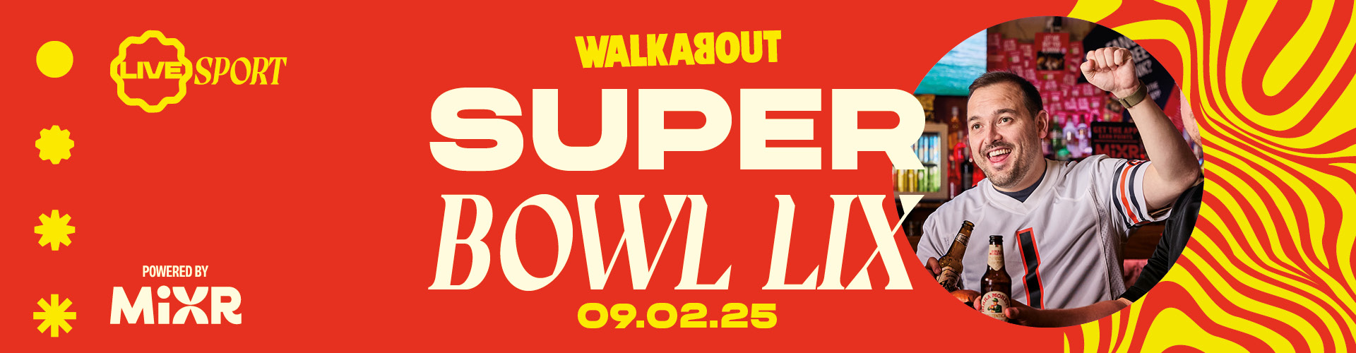 Super Bowl at Walkabout