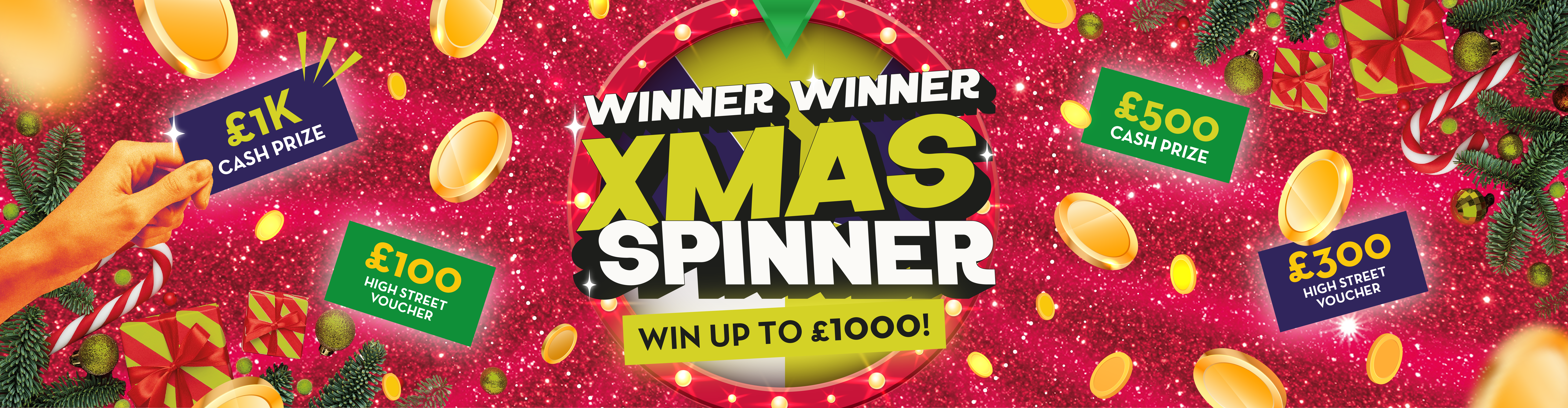 Winner winner, xmas spinner at Popworld