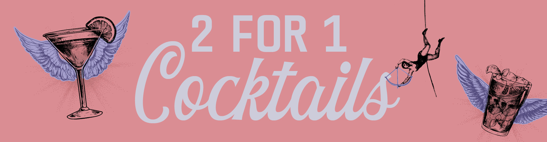 2 for 1 Cocktails at The Three Lanterns Leicester Square (p)