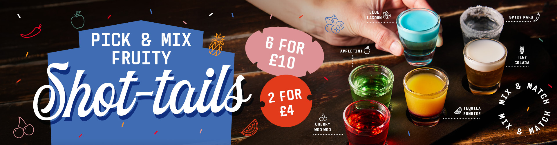 Mix & Match Fruity Shottails